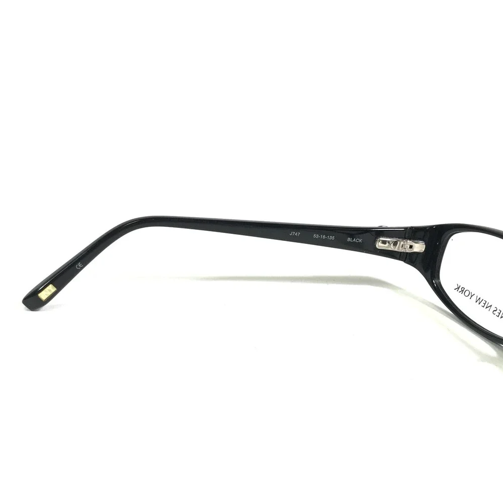 Jones New York Eyeglasses Frames J747 BLACK Rectangular Full Rim 53-18-135
